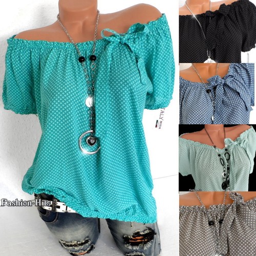 Damen shirt tunika bluse top - damen,