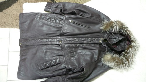 Damen nappaleder wintermantel - damen,