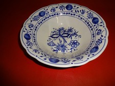 Orignal Thüringer Kahla Zwiebelmuster Porzellan grosse Speiseschüssel 23,5 cm