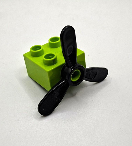 Lego duplo propeller schwarz - propeller, +