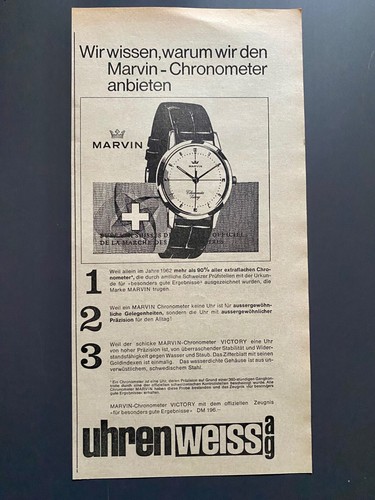 1963 marvin chronometer - 1963,