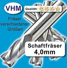Extralanger 4mm VHM Fräser