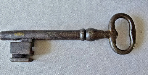 Antiker großer bartschlüssel - großer,