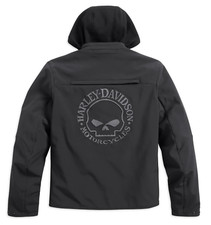 Harley-Davidson Reflective Skull Jacke Jacket m. Kapuze 98164-17EM –  Gr. XL NEU