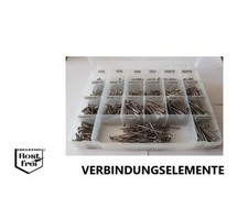 Spanplattenschrauben Sortiment/Set 650 Teile mit TORX 20 Ø 4,0 mm EDELSTAHL A2