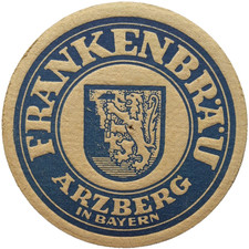 ALTER BIERDECKEL Frankenbräu Arzberg Gründungsjahr 1866 Bierfilze Sammlerstück