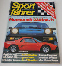 Sportfahrer 1/1983 Alfetta, AHG BMW 535i, Audi 80 quattro, Mantzel Kadett D, usw