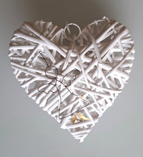 Weidenherz weiß mit Engel