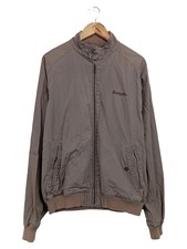 BENCH Herren Sweatjacke Gr. 52/L Beige Streetwear Baumwolle Reißverschluss