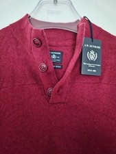 Herren Pullover A.W.Dunmore Kaschmir/Seide Beere GR.48