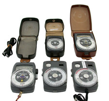 Posten lot GOSSEN exposure light meter Lunasix Polysix Sixtar working Spot