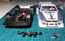 Carrera 855 Lancia Beta Chassis und Karosserie aus 20031065 plus Ersatzspiegel 1