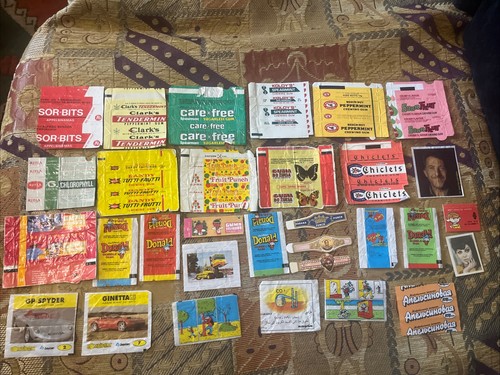 Vintage kaugummi wrapper - vintage, &