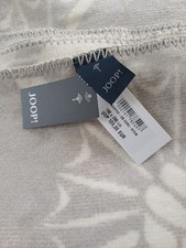 Joop Schöne Wohndecke Kuscheldecke Sofadecke Kornblumenmuster Beige 150 x 200 cm