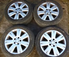 1x Alufelge 16 Zoll 7.0" 5x112 43ET Glanz Silber A2044012602 Mercedes-Benz W204