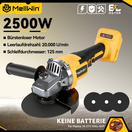 125mm winkelschleifer akku - 125mm,