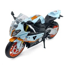 1/12 BMW S1000RR Motorrad Modell Diecast Spielzeug fur Kinder Sammlung Blau