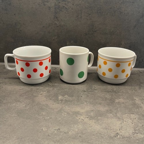 Vintage 60er 70er tasse - 3x,