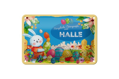 Blechschild ostern - blechschild,