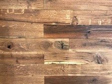 1 qm Eiche rustikal, Wandverkleidung, geölt, Wandfliesen, gebürstet, Holzdeko