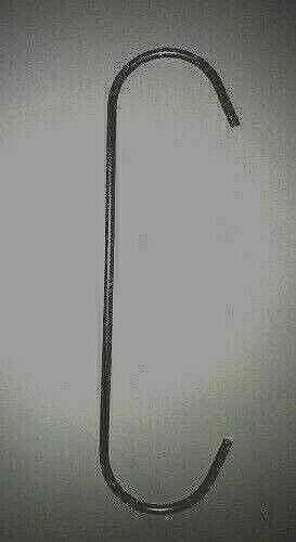 Haken form 0mm draht - c-form, 10,0mm