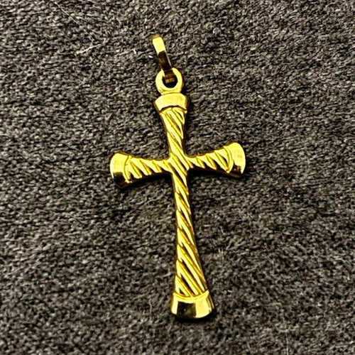333 gold kreuz anhänger - 333,
