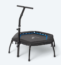 BK Barbara Klein 472949 Trampolin Klappbar Ø 114 cm bis 150 kg Schwarz Sport Gym