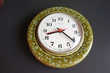 DDR Keramik Weimar Küchenuhr