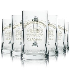 6x Grevensteiner Bier Glas