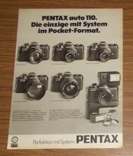 Seltene Werbung vintage PENTAX