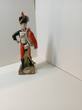 Antike Husaren Porzellanfigur