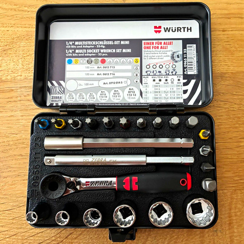 Würth zebra quality - würth, 1/4"