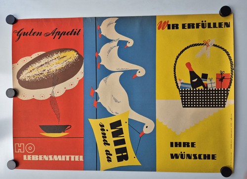 Plakat lebensmittel gänse - plakat, ho