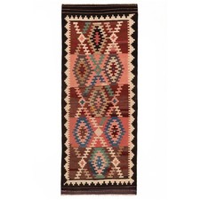 Kelim 296x116 cm Handgewebter