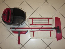 Vileda Ultramat Bodenwischer Set mit 2 Bezügen und Fensterwischer