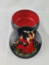 Alte Russische Lackdose aus