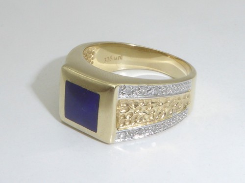 375 gelbgold gold - gelbgold, ring
