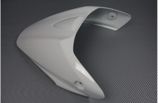 Weisse Soziusabdeckung /