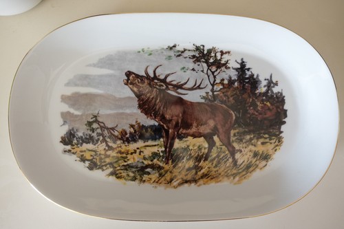 Servierplatte hirsch bavaria - servierplatte,