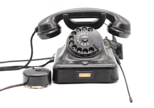 Posttelefon telefon schwarz - posttelefon,