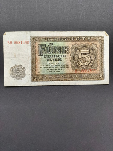 Fünf deutsche mark - fünf, 5