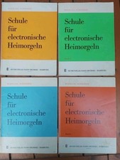 Schule für electronische Heimorgeln - Band 1 bis 4- Notenheft Wolfgang Schneider