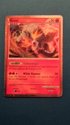 Pokemon karte entei sl3 shiny - karte,