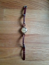 Damen Armbanduhr Uhr golden