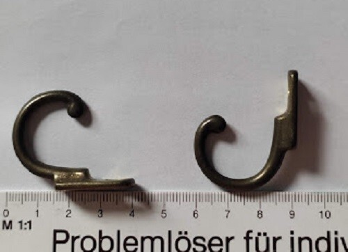 Zierhaken x3 cm - 4,