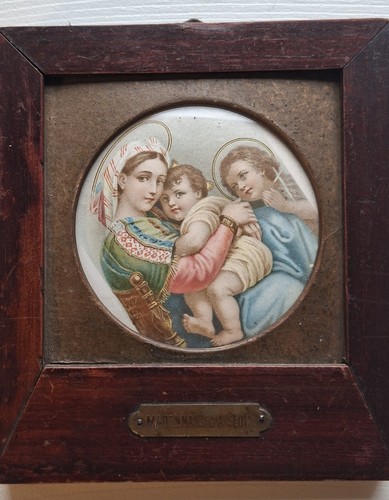 Antikes andachtsbild madonna - antikes,