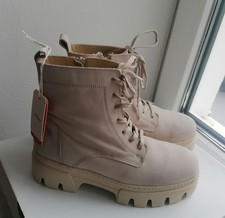 Echt Leder Boots Gr. 40 von S.Oliver mit Teddyfell gefüttert