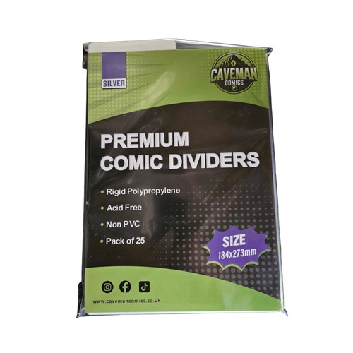 Comic box dividers white - dividers,