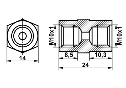 Ate adapter bremsleitung - adapter,,