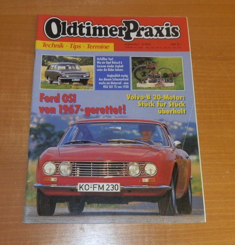 Oldtimer praxis 1993 opel - praxis, 9/1993,